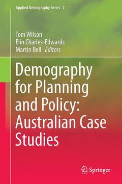 Couverture de l’ouvrage Demography for Planning and Policy: Australian Case Studies