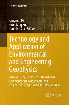 Couverture de l’ouvrage Technology and Application of Environmental and Engineering Geophysics