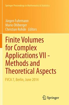 Couverture de l’ouvrage Finite Volumes for Complex Applications VII-Methods and Theoretical Aspects