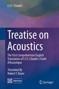 Couverture de l’ouvrage Treatise on Acoustics