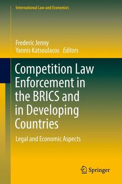 Couverture de l’ouvrage Competition Law Enforcement in the BRICS and in Developing Countries