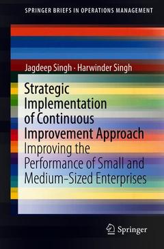 Couverture de l’ouvrage Strategic Implementation of Continuous Improvement Approach
