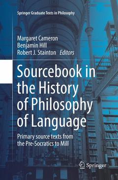 Cover of the book Sourcebook in the History of Philosophy of Language
