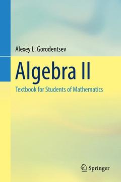 Couverture de l’ouvrage Algebra II