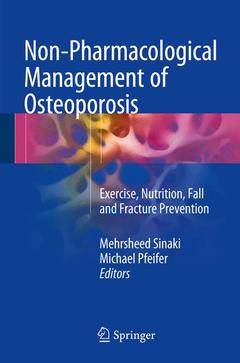 Couverture de l’ouvrage Non-Pharmacological Management of Osteoporosis