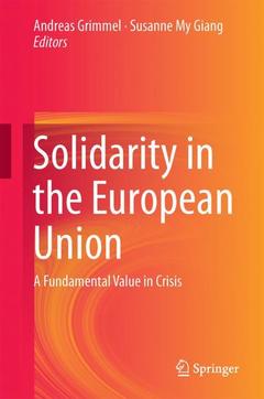 Couverture de l’ouvrage Solidarity in the European Union