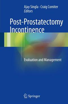 Couverture de l’ouvrage Post-Prostatectomy Incontinence