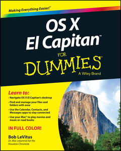 Couverture de l’ouvrage OS X El Capitan For Dummies 