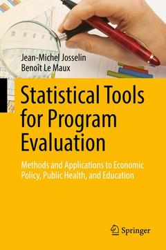Couverture de l’ouvrage Statistical Tools for Program Evaluation