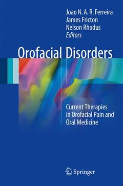 Couverture de l’ouvrage Orofacial Disorders