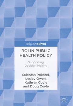 Couverture de l’ouvrage ROI in Public Health Policy