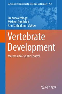Cover of the book Vertebrate Development