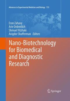 Couverture de l’ouvrage Nano-Biotechnology for Biomedical and Diagnostic Research