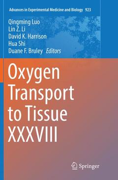 Couverture de l’ouvrage Oxygen Transport to Tissue XXXVIII