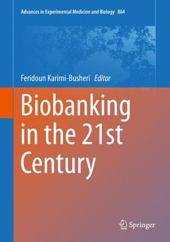 Couverture de l’ouvrage Biobanking in the 21st Century