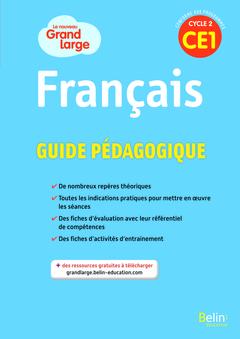 Cover of the book Le nouveau Grand Large CE1 - Guide pédagogique 2019