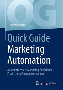 Couverture de l’ouvrage Quick Guide Marketing Automation