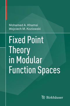 Couverture de l’ouvrage Fixed Point Theory in Modular Function Spaces