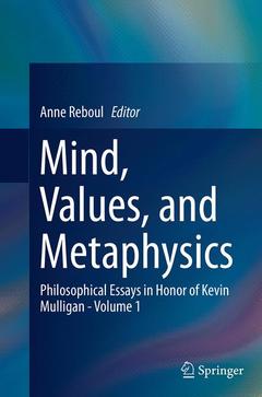 Cover of the book Mind, Values, and Metaphysics
