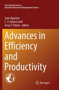 Couverture de l’ouvrage Advances in Efficiency and Productivity