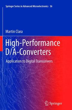 Couverture de l’ouvrage High-Performance D/A-Converters