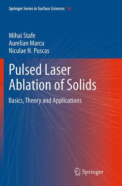Couverture de l’ouvrage Pulsed Laser Ablation of Solids