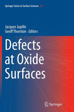 Couverture de l’ouvrage Defects at Oxide Surfaces