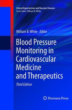 Couverture de l’ouvrage Blood Pressure Monitoring in Cardiovascular Medicine and Therapeutics