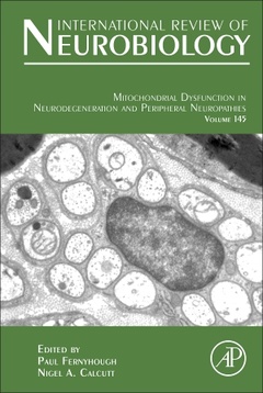 Couverture de l’ouvrage Mitochondrial Neuropathies
