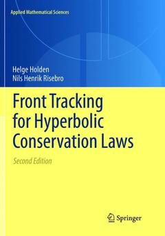 Couverture de l’ouvrage Front Tracking for Hyperbolic Conservation Laws