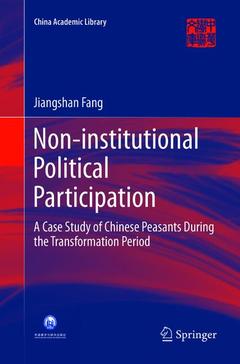 Cover of the book Non-institutional Political Participation