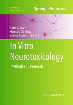 Couverture de l’ouvrage In Vitro Neurotoxicology