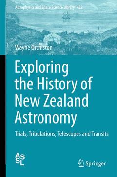 Couverture de l’ouvrage Exploring the History of New Zealand Astronomy