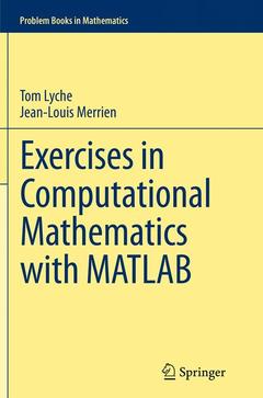 Couverture de l’ouvrage Exercises in Computational Mathematics with MATLAB