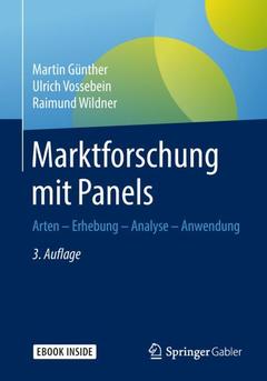 Couverture de l’ouvrage Marktforschung mit Panels