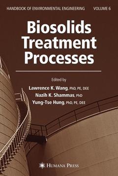 Couverture de l’ouvrage Biosolids Treatment Processes