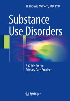 Couverture de l’ouvrage Substance Use Disorders