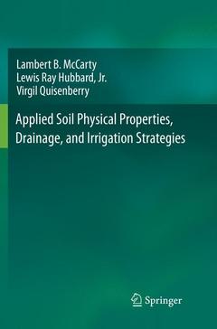 Couverture de l’ouvrage Applied Soil Physical Properties, Drainage, and Irrigation Strategies.