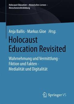 Couverture de l’ouvrage Holocaust Education Revisited