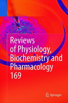 Cover of the book Reviews of Physiology, Biochemistry and Pharmacology Vol. 169