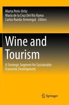 Couverture de l’ouvrage Wine and Tourism