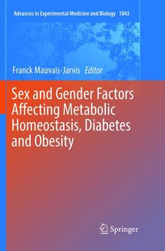 Couverture de l’ouvrage Sex and Gender Factors Affecting Metabolic Homeostasis, Diabetes and Obesity