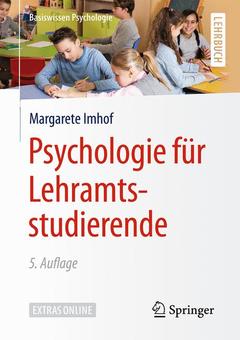 Couverture de l’ouvrage Psychologie für Lehramtsstudierende