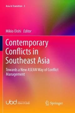 Couverture de l’ouvrage Contemporary Conflicts in Southeast Asia