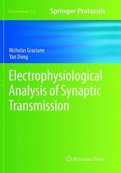 Couverture de l’ouvrage Electrophysiological Analysis of Synaptic Transmission