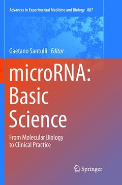 Couverture de l’ouvrage microRNA: Basic Science