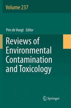Couverture de l’ouvrage Reviews of Environmental Contamination and Toxicology Volume 237