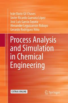 Cover of the book Process Analysis and Simulation in Chemical Engineering