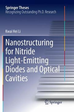 Cover of the book Nanostructuring for Nitride Light-Emitting Diodes and Optical Cavities