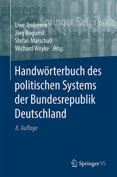 Couverture de l’ouvrage Handwörterbuch des politischen Systems der Bundesrepublik Deutschland
